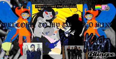 Blingee with that says welcome to my twisted mind